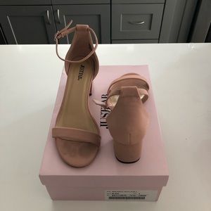 Blush sandals